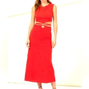 NWT Cutout Midi Dress